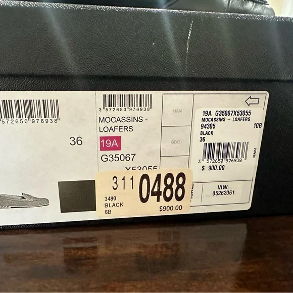 CHANEL Black Leather Slip-On Loafers - Picture 6 of 6